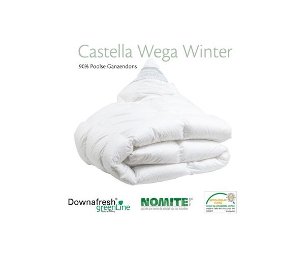 Dekbed Castella Wega winter 90% witte poolse ganzendons