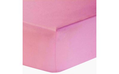 Singel Jersey hoeslaken 140 gsm roze