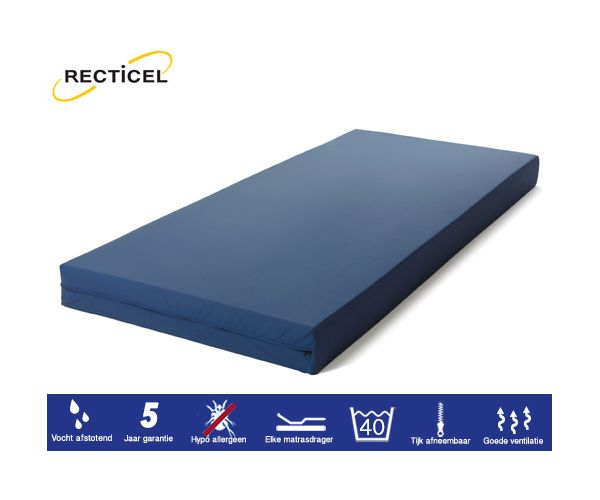 Incontinentie matras waterdicht Traagschuim ca. 21 cm