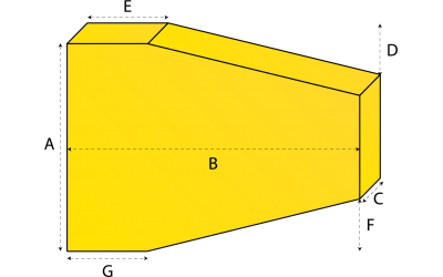 Trapezium matras